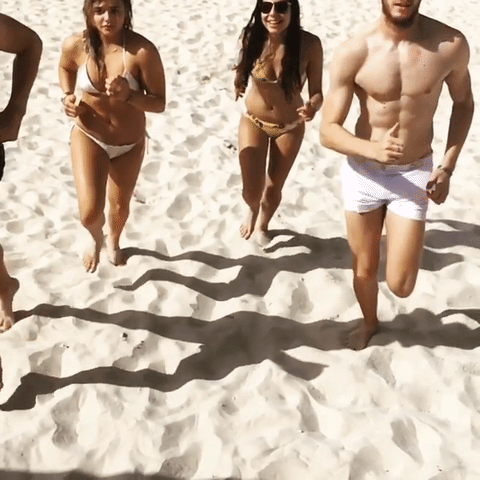 Oh My Wad. Chloë Grace Moretz Slo-Mo Baywatch Run